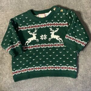 Baby fair isle Christmas sweater size 6-9 months